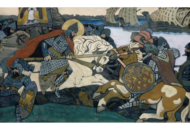 Воины княжеских дружин и ратники-ополченцы